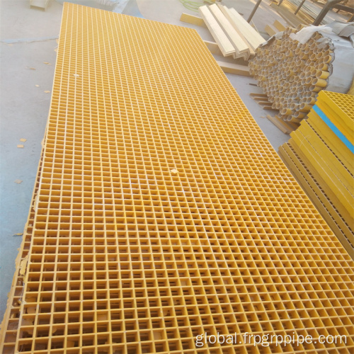 China Mini Mesh Fiberglass FRP Grating For Garden Walkway Supplier